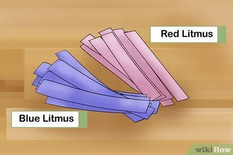 Различение кислот и оснований Шаг 1
