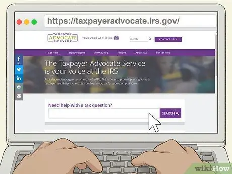 Поговорите с агентом IRS Шаг 7