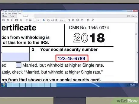Заполните форму W4 как супружеская пара Шаг 3
