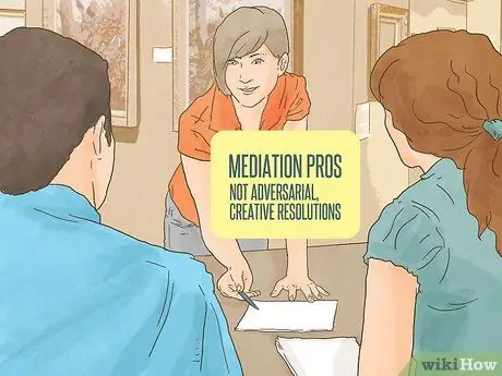 Выберите между арбитражем и посредничеством Шаг 1