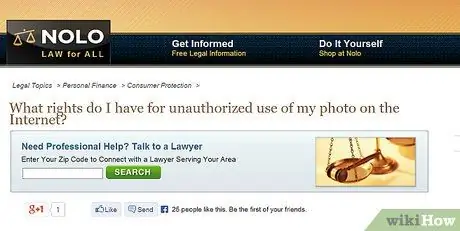 Просите людей не размещать ваши фотографии в Интернете Шаг 7