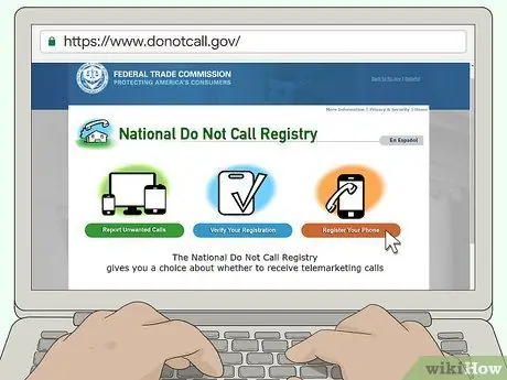 Сообщить о телемаркетинге Шаг 9