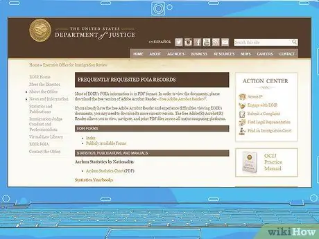 Получение записей через FOIA от Апелляционного совета по иммиграционным делам Шаг 14