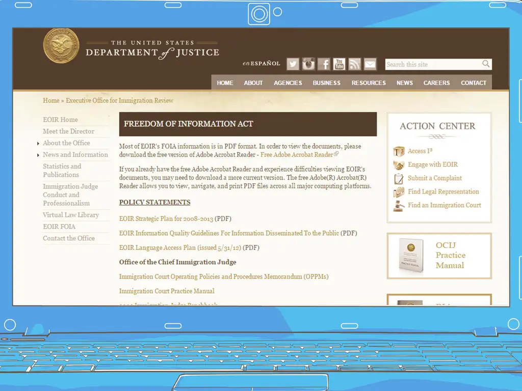 Как получить записи через FOIA от Апелляционного совета по иммиграционным делам
