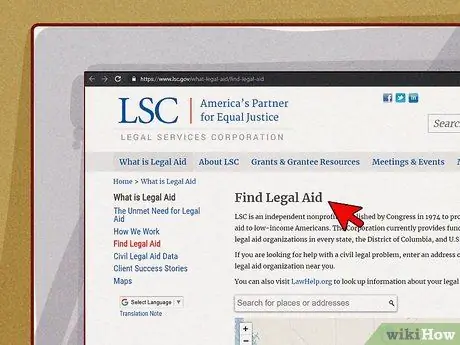 Подать заявку на получение правовой помощи Шаг 2