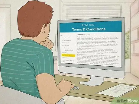 Избегайте мошенничества с бесплатными пробными версиями Шаг 1