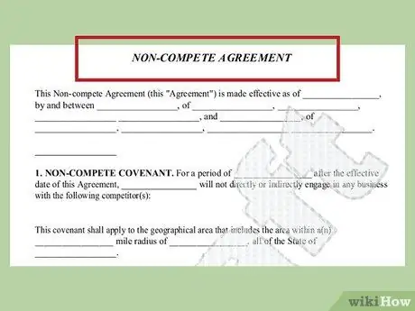 Составьте соглашение о недопущении конкуренции с сотрудником Шаг 4