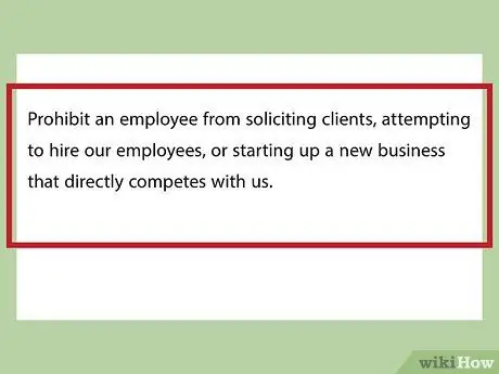 Составьте соглашение о недопущении конкуренции с сотрудником Шаг 6