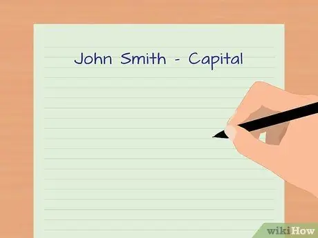 Счет для Sweat Equity Шаг 10