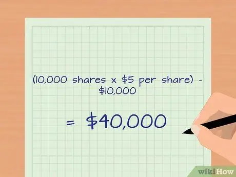 Счет для Sweat Equity Шаг 6