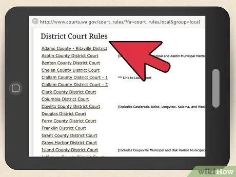 Напишите декларацию о семейном праве в штате Вашингтон Шаг 1