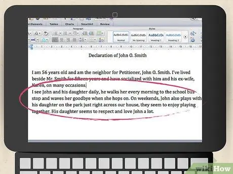 Напишите декларацию о семейном праве в штате Вашингтон Шаг 10