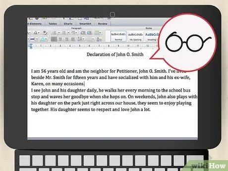 Напишите декларацию о семейном праве в штате Вашингтон Шаг 14