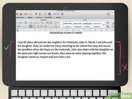 Напишите декларацию о семейном праве в штате Вашингтон Шаг 8