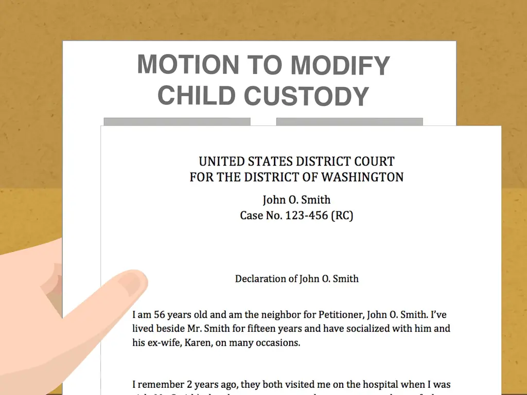 Как написать декларацию о семейном праве в штате Вашингтон