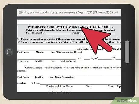 Законное дитя Шаг 1