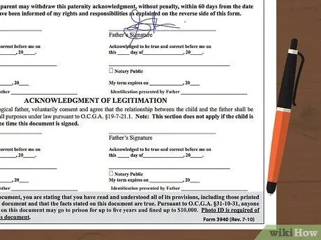 Законное дитя Шаг 3