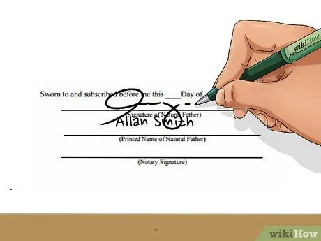 Зарегистрируйте отцовство в качестве отца, не состоящего в браке Шаг 10