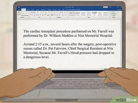 Определить врачебную халатность, шаг 5