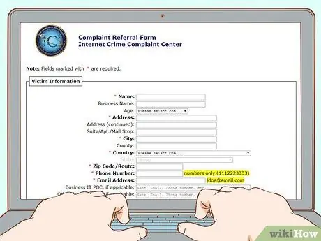 Сообщить о незаконных азартных играх, шаг 4