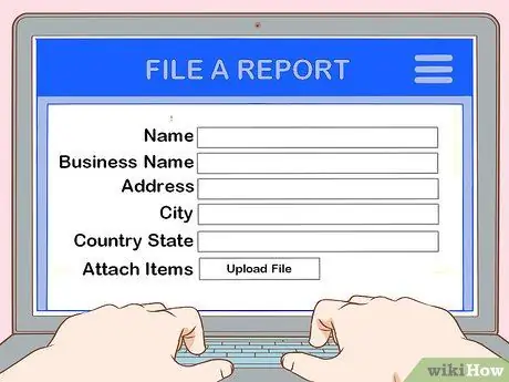 Сообщить о незаконных азартных играх Шаг 8