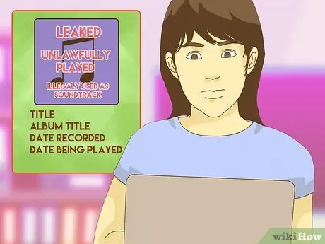 Наказать за незаконное использование вашей музыки Шаг 3
