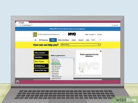 Оплатите парковочный талон в Нью-Йорке Шаг 1