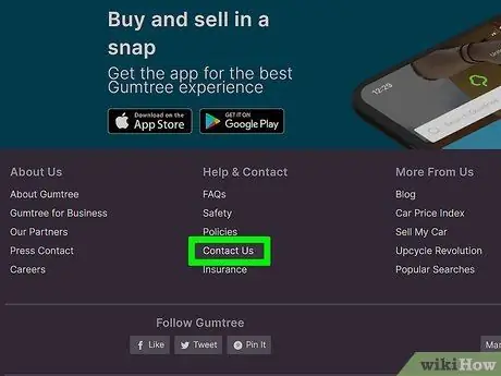 Сообщить о мошенничестве на шаге 1 Gumtree