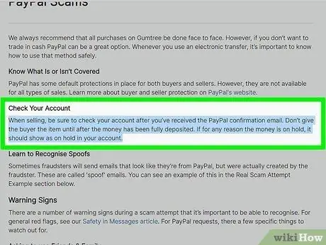 Сообщить о мошенничестве на Gumtree Step 5