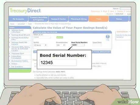 Проверка стоимости сберегательных облигаций Шаг 3