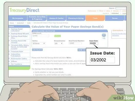 Проверьте стоимость сберегательных облигаций Шаг 4