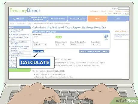 Проверка стоимости сберегательных облигаций Шаг 5