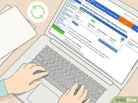 Проверьте стоимость сберегательных облигаций Шаг 6