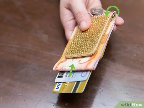 Складываем деньги на зажим для денег Шаг 6