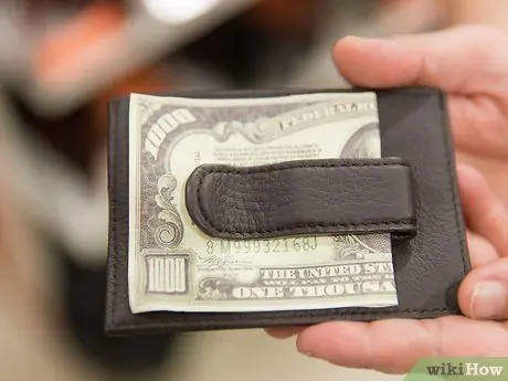 Сложите деньги для зажима для денег Шаг 3