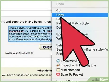 Разместите рекламу Amazon в своем блоге Шаг 18