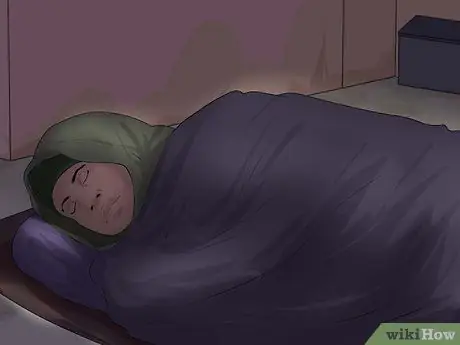 Согрейтесь холодными зимними ночами, если вы бездомный Шаг 10