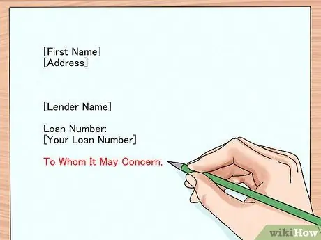 Напишите письмо о затруднениях для изменения ипотечного кредита Шаг 4