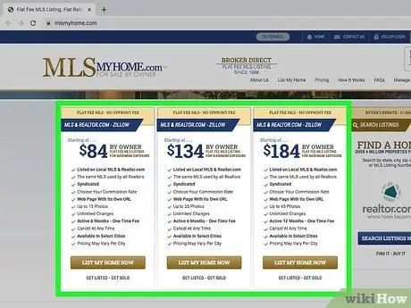 Список для продажи владельцем с использованием листинга MLS Шаг 4