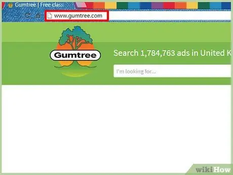 Размещение рекламы на Gumtree Шаг 1