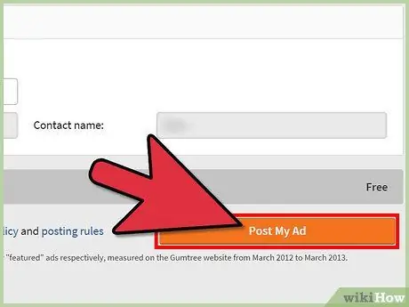 Разместите рекламу на Gumtree Шаг 14