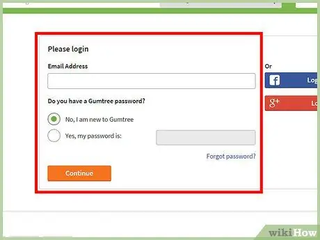 Размещение рекламы на Gumtree Шаг 3