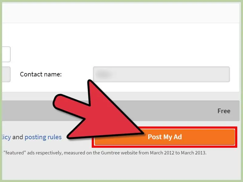 Как разместить рекламу на Gumtree: 14 шагов (с изображениями)