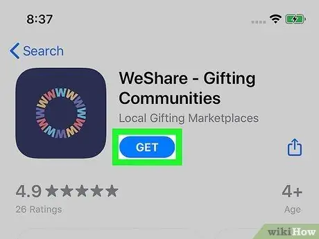 Разместите предложение на WeShare Шаг 1