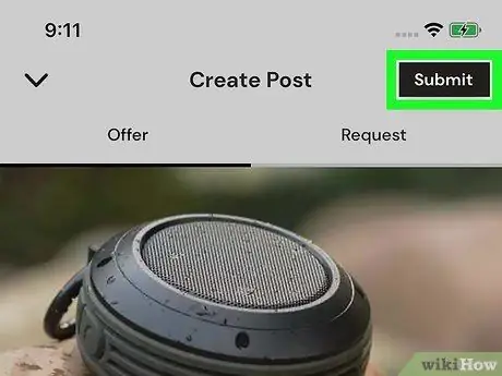 Разместите предложение на WeShare Step 19