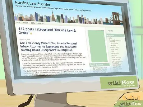 Найти поверенного защиты Совета по медсестринским делам штата Огайо Шаг 3
