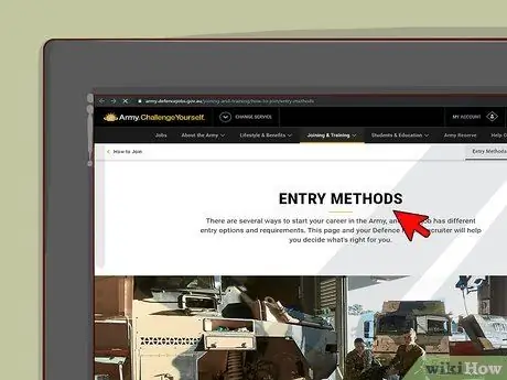 Присоединяйтесь к австралийской армии Шаг 7