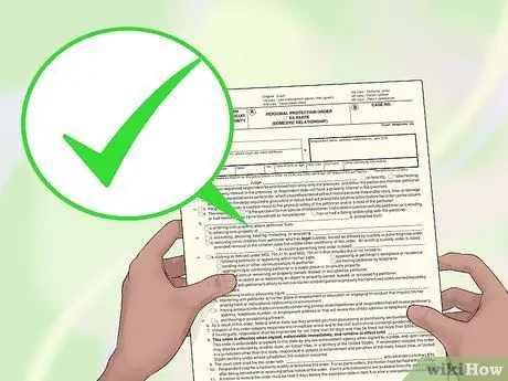 Получите аварийный защитный приказ Шаг 9