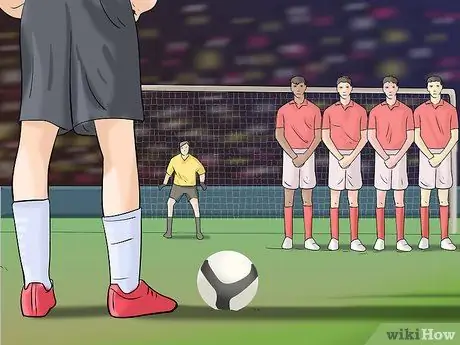 Стрельба со штрафного удара от 15 до 30 ярдов, шаг 1