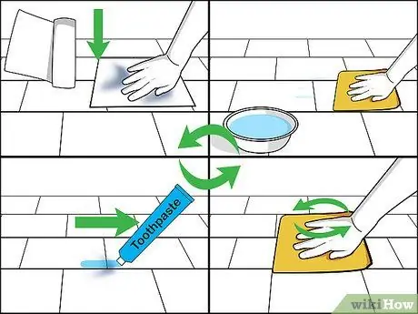 Удаление чернил с деревянного пола Шаг 5